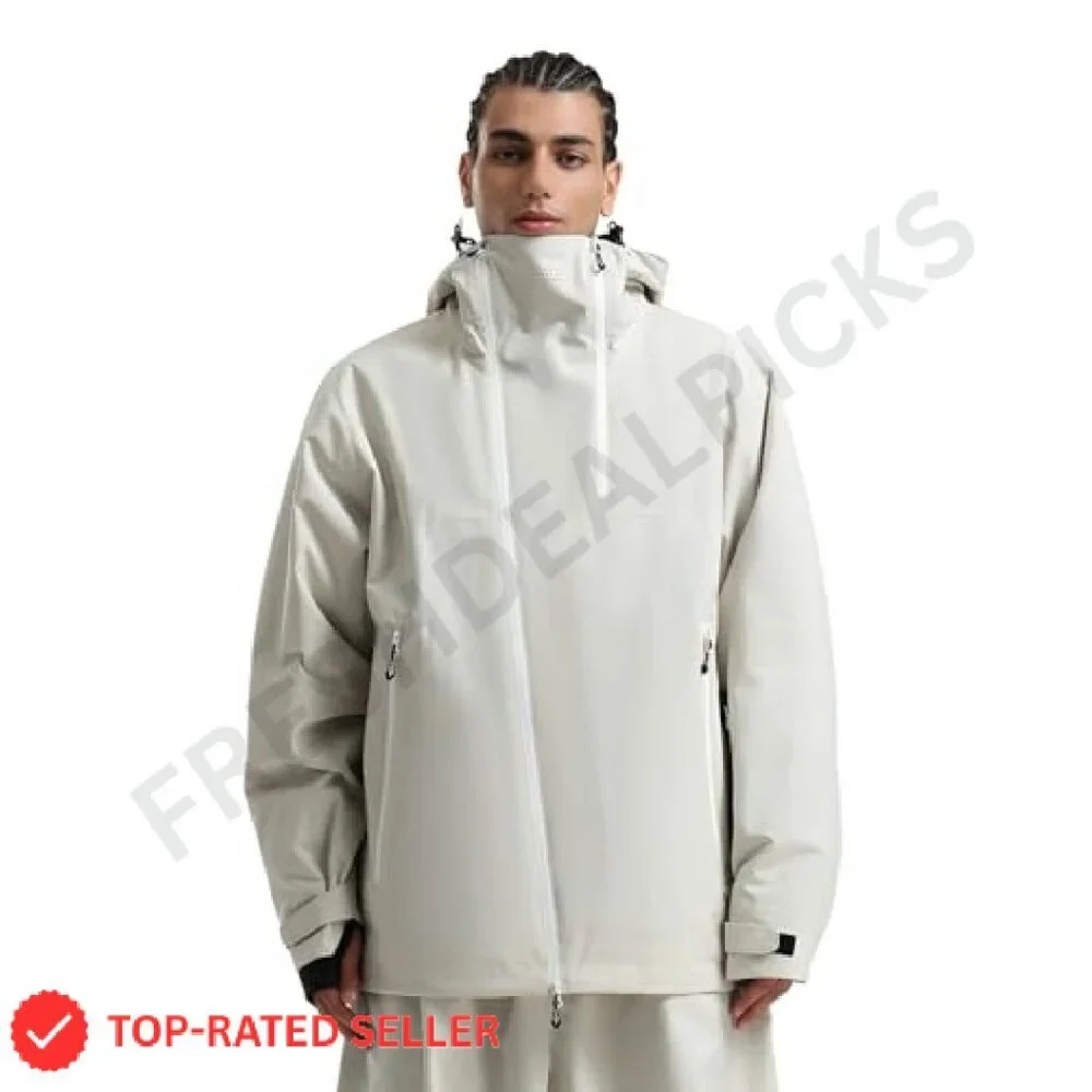Waterproof Insulated Snowboard Jacket Ski Coat Hooded Winter Hiking Warm